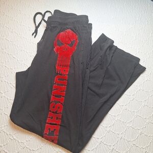 Marvel Black Pants with Red Logo